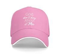 Cappellino da Baseball God Don't Play About Me per Uomo e Donna