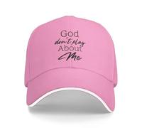 Cappellino da Baseball God Don't Play About Me per Uomo e Donna