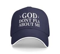 Cappellino da Baseball God Don't Play About Me per Uomo e Donna