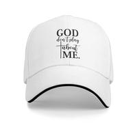 Cappellino da Baseball God Don't Play About Me per Uomo e Donna