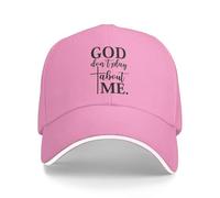 Cappellino da Baseball God Don't Play About Me per Uomo e Donna