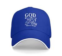 Cappellino da Baseball God Don't Play About Me per Uomo e Donna