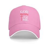 Cappellino da Baseball God Don't Play About Me per Uomo e Donna