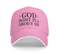 Cappellino da Baseball God Don't Play About Me per Uomo e Donna