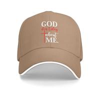 Cappellino da Baseball God Don't Play About Me per Uomo e Donna