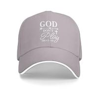 Cappellino da Baseball God Don't Play About Me per Uomo e Donna
