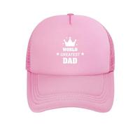 Cappellino da baseball/golf unisex "World's Greatest Dad" nero regolabile