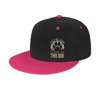 Cappellino da Baseball Hold My Drink I Gotta Pet This Dog Cappello da Sole Estivo Unisex Cappello Baseball Traspirante Trucker cap per Badminton Sport Tennis