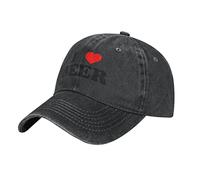 Cappellino da Baseball I Heart Beer Unisex Snapback cap Confortevole Berretto da Baseball Vintage Cappello da Cowboy per Sport All'Aperto Corsa