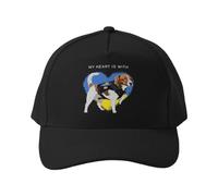 Cappellino da Baseball Il Mio Cuore è con l'Ucraina, Pride, Il Mio Cuore è con Il mecenate per Gli Amanti degli Animali Cappello da Golf per la Corsa Abbigliamento Outdoor