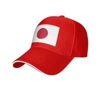Cappellino da Baseball Japan Bandiera per Uomo Donna Vintage Trucker Dad Hat Snapback Estivo Japan Bandiera Cappello Sole Protezione UV Driving Hiking Gift Football