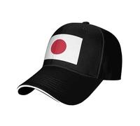 Cappellino da Baseball Japan Bandiera per Uomo Donna Vintage Trucker Dad Hat Snapback Estivo Japan Bandiera Cappello Sole Protezione UV Driving Hiking Gift Football