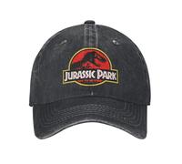 Cappellino da Baseball Jurassic Park con Dinosauri, Berretto Retrò in Denim Snapback per Uomo e Donna, per Attività all'Aperto, Viaggi, Tutte le Stagioni, Morbido e Non Strutturato