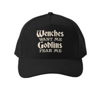 Cappellino da Baseball Le Ragazze Mi vogliono, i Goblin Mi temono, Divertente Meme Cappello da Sole per Esterni per Escursionismo Trekking Traspirante Regolabile Comfort