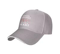 Cappellino da Baseball Medical Assistant Heart Cappello da Sole Estivo Traspirante Cappello Baseball Vintage Trucker Berretto per Sport Pesca Campeggio