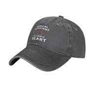 Cappellino da Baseball Medical Assistant Heart Trucker Berretto Traspirante Cappello Baseball Unisex Cappello da Sole Estivo per Pesca Badminton Campeggio