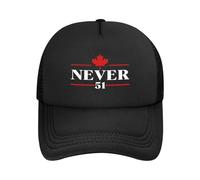 Cappellino da Baseball,Never 51st State Canada is Not for Sale Cappucci da Golf Casual,Traspirante Visiera Baseball per Ciclismo Sport Uomo