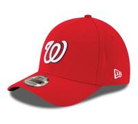 Cappellino da baseball New Era MLB 39Thirty Team Classic Stretch Flex Fit con logo primario, colore della squadra, con logo primario - Rosso Wash