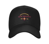 Cappellino da Baseball New Mexico Pride Flag Native Land of Enchantment Derby da Uomo con Chiusura a Scatto e Cappello da Uomo e Donna
