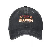 Cappellino da Baseball Non Posso Mangiare glutine, Mi Fa Male la Pancia Intolleranza al glutine Celiachia Meme Festa con la Schiuma Moda da Spiaggia per Donna Moda da Uomo