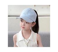 Cappellino da baseball per bambina (blu) Sweet Bow, cappello da sole rosa e bianco per bambini, con