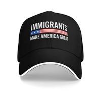 Cappellino da baseball per sostenitori degli immigrati che rendono grande