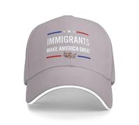 Cappellino da baseball per sostenitori degli immigrati che rendono grande