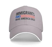 Cappellino da baseball per sostenitori degli immigrati che rendono grande