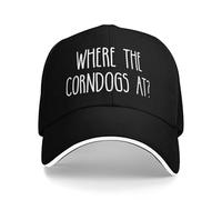 Cappellino da baseball per tifosi "Where The Corndogs At" per uomo e donna