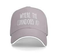 Cappellino da baseball per tifosi "Where The Corndogs At" per uomo e donna