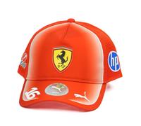 Cappellino da Baseball Puma Ferrari HP Racing Team Rosso Regolabile LeClerc