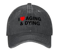 Cappellino da Baseball Regolabile Adoro invecchiare e Morire Anime Moda Compleanno da Spiaggia Difficile Regali da Donna per Uomo per Campeggio all'aperto Escursioni