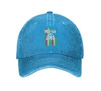 Cappellino da baseball retrò in denim per il mese della storia di Juneteen