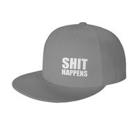 Cappellino da Baseball Shit Happens, Classico, alla Moda, con Visiera rego