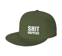 Cappellino da Baseball Shit Happens, Classico, alla Moda, con Visiera rego