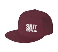 Cappellino da Baseball Shit Happens, Classico, alla Moda, con Visiera rego