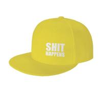 Cappellino da Baseball Shit Happens, Classico, alla Moda, con Visiera rego