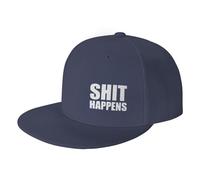 Cappellino da Baseball Shit Happens, Classico, alla Moda, con Visiera rego