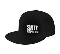 Cappellino da Baseball Shit Happens, Classico, alla Moda, con Visiera rego