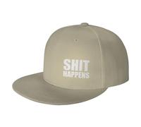 Cappellino da Baseball Shit Happens, Classico, alla Moda, con Visiera rego