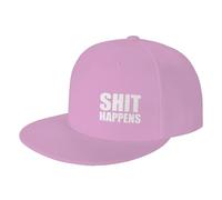Cappellino da Baseball Shit Happens, Classico, alla Moda, con Visiera rego