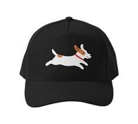 Cappellino da Baseball Simpatico Jack Russell Terrier Che corre. Cappello da Sole per Amanti degli Animali, Ideale per la Spiaggia, Le attività all'aperto, Traspirante, Leggero e Comodo.