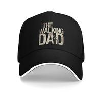 Cappellino da Baseball The Walking Dad Sun Zombie Man And Kid Festa del papà Cappello da Camionista Estivo Classico da Uomo Adulto KPOP Rock