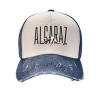 Cappellino da Baseball Unisex Traspirante Carlos Alcaraz Classico Carlos Alcaraz Vincitore del Tennis Campione Sport 2024 Classico Moda Cappellino da Baseball Lavato all'aperto Regali