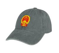 Cappellino da Baseball Uomo Estivo bandiera Cappelli Unisex Traspirante Grigio Trucker Cappello da Baseball con la bandiera della Repubblica Popolare Cinese Visiera Berretto Donna Hip Hop cap