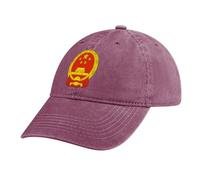 Cappellino da Baseball Uomo Estivo bandiera Cappelli Unisex Traspirante Rosso Trucker Cappello da Baseball con la bandiera della Repubblica Popolare Cinese Visiera Berretto Donna Hip Hop cap