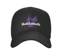 Cappellino da Baseball Viola con Scritta Black Sabbath, da Uomo e da Donna, alla Moda, con Visiera Regolabile, Snapback, Cappelli da Golf, Cappelli Estivi