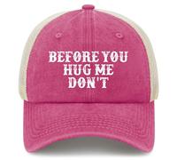 Cappellino da Berretto da Baseball Before You Hug Me Don't Cappellino