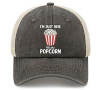 Cappellino da Berretto da Baseball I'm Just Here for The Popcorn