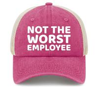 Cappellino da Berretto da Baseball Not The Worst Employee Cappellino Uomo